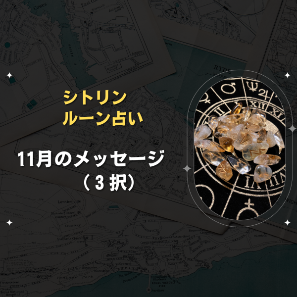 ２０２４年１１月　シトリンルーンからのメッセージ（３択）サムネイル